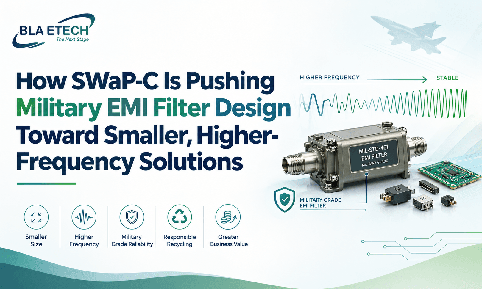 How SWaP-C Is Pushing Military EMI Filter Design Toward Smaller, Higher-Frequency Solutions